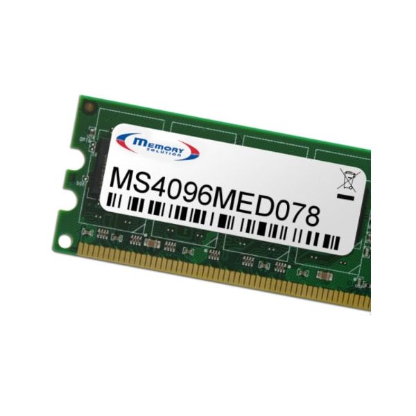 Memory Solution MS4096MED078 geheugenmodule 4 GB (MS4096MED078)