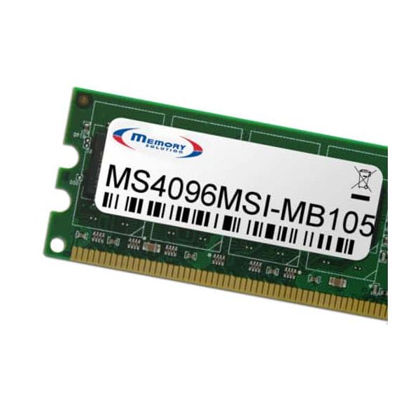 Memory Solution MS4096MSI-MB105 geheugenmodule 4 GB (MS4096MSI-MB105)