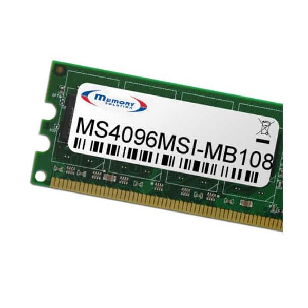 Memory Solution MS4096MSI-MB108 geheugenmodule 4 GB (MS4096MSI-MB108)