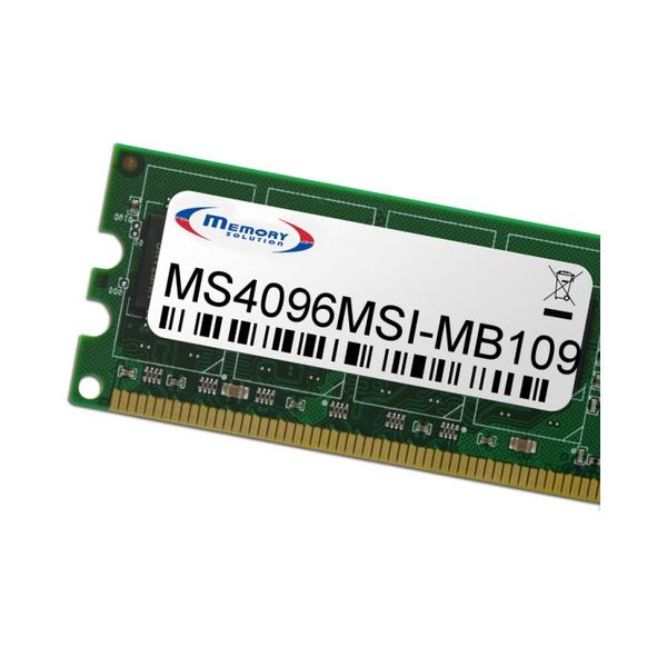 Memory Solution MS4096MSI-MB109 geheugenmodule 4 GB (MS4096MSI-MB109)