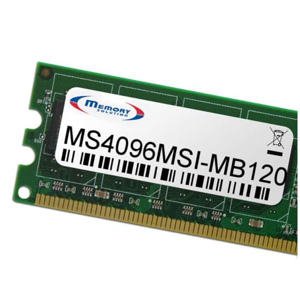 Memory Solution MS4096MSI-MB120 geheugenmodule 4 GB (MS4096MSI-MB120)