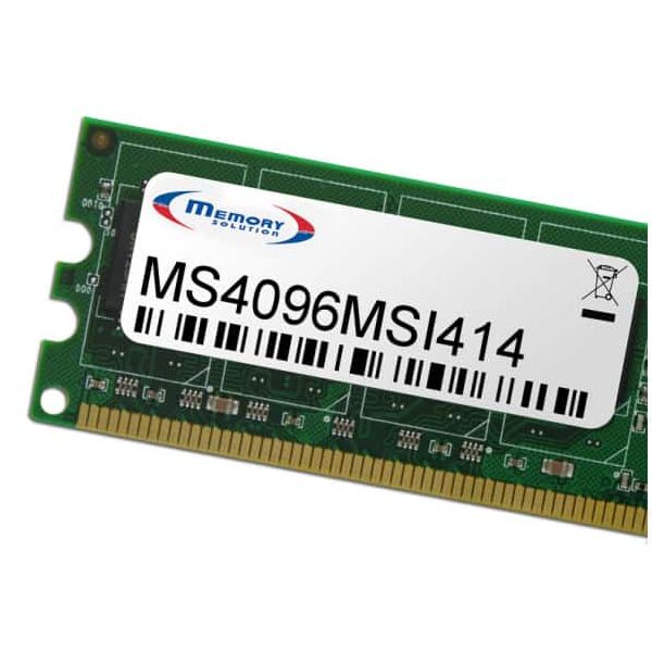Memory Solution MS4096MSI414 geheugenmodule 4 GB (MS4096MSI414)