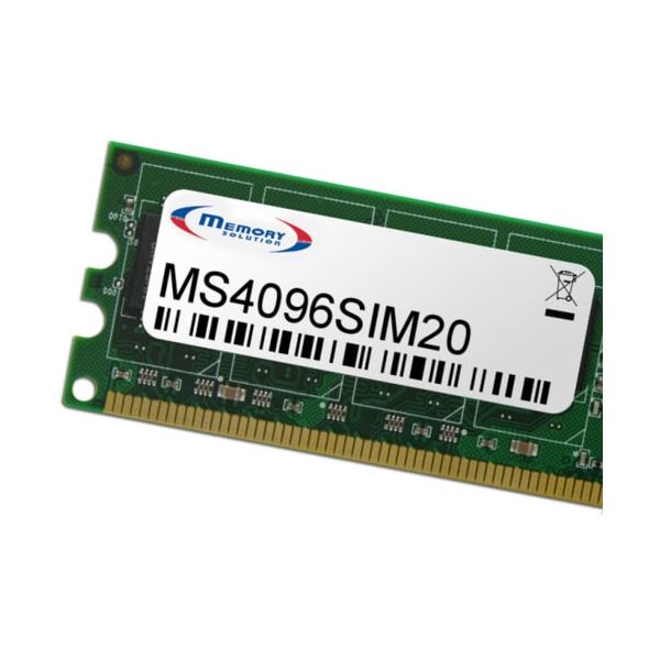 Memory Solution MS4096SIM20 geheugenmodule 4 GB (MS4096SIM20)