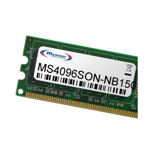 Memory Solution MS4096SON-NB150 geheugenmodule 4 GB (MS4096SON-NB150)