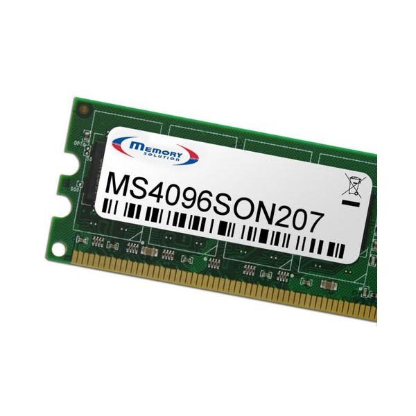 Memory Solution MS4096SON207 geheugenmodule 4 GB (MS4096SON207)