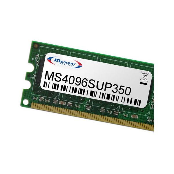 Memory Solution MS4096SUP350 geheugenmodule 4 GB (MS4096SUP350) Memory Solution MS4096SUP350 geheugenmodule 4 GB (MS4096SUP350)