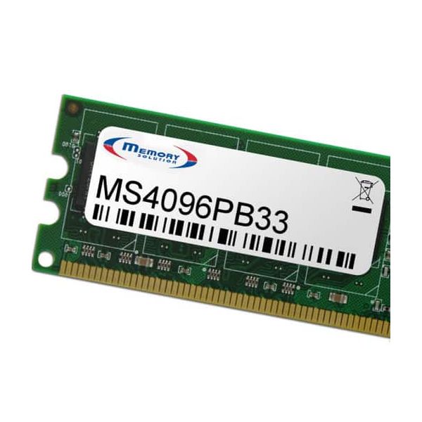 Memory Solution MS4096PB33 geheugenmodule 4 GB (MS4096TOS-NB151)