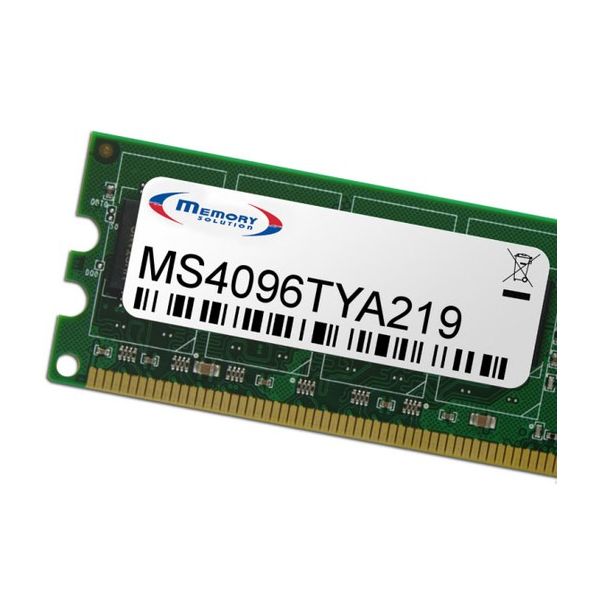 Memory Solution MS4096TYA219 geheugenmodule 4 GB (MS4096TYA219) Memory Solution MS4096TYA219 geheugenmodule 4 GB (MS4096TYA219)