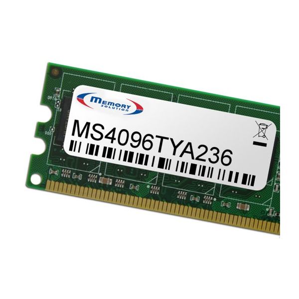 Memory Solution MS4096TYA236 geheugenmodule 4 GB (MS4096TYA236) Memory Solution MS4096TYA236 geheugenmodule 4 GB (MS4096TYA236)