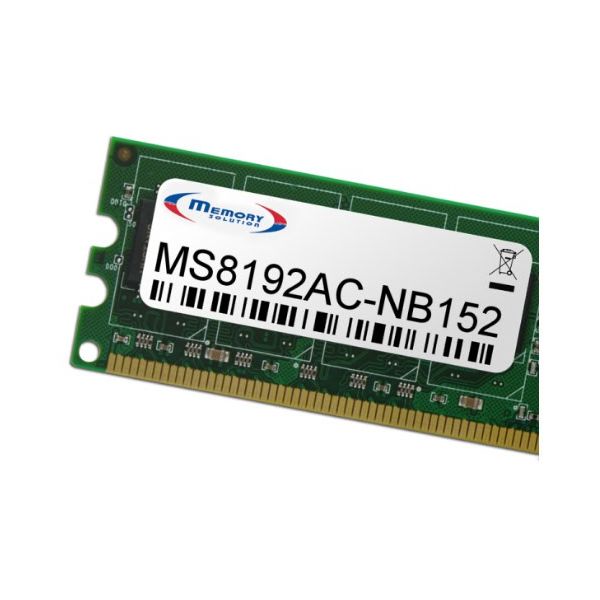 Memory Solution MS8192AC-NB152 geheugenmodule 8 GB (MS8192AC-NB152) Memory Solution MS8192AC-NB152 geheugenmodule 8 GB (MS8192AC-NB152)