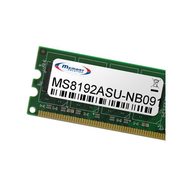 Memory Solution MS8192ASU-NB091 geheugenmodule 8 GB (MS8192ASU-NB091)