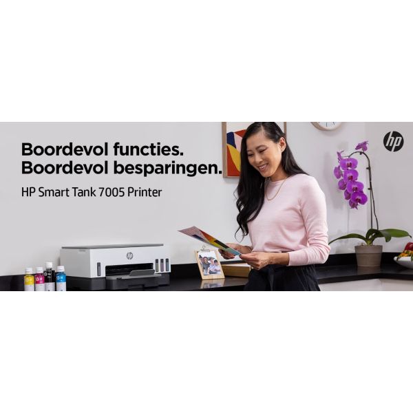 HP Smart Tank 7005 All-in-One, Printen, scannen, kopiëren, draadloos, Scans naar pdf (28B54A#BHC)