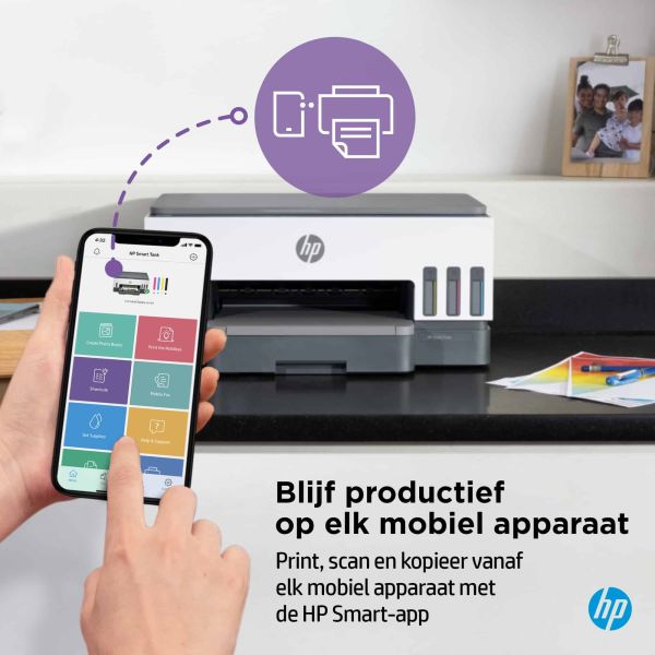 HP Smart Tank 7005 All-in-One, Printen, scannen, kopiëren, draadloos, Scans naar pdf (28B54A#BHC)