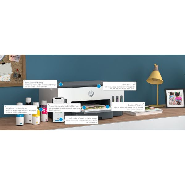 HP Smart Tank 7005 All-in-One, Printen, scannen, kopiëren, draadloos, Scans naar pdf (28B54A#BHC)