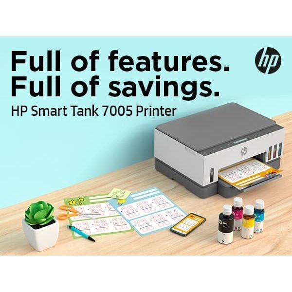 HP Smart Tank 7005 All-in-One, Printen, scannen, kopiëren, draadloos, Scans naar pdf (28B54A#BHC)
