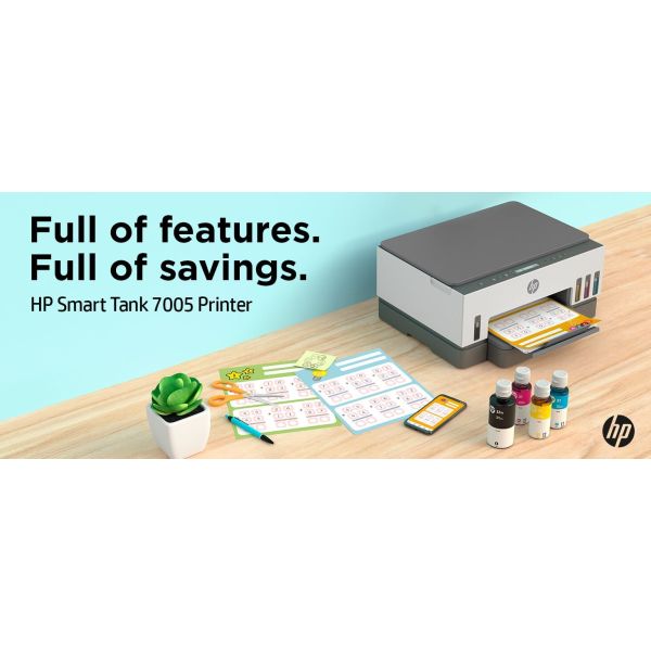 HP Smart Tank 7005 All-in-One, Printen, scannen, kopiëren, draadloos, Scans naar pdf (28B54A#BHC)