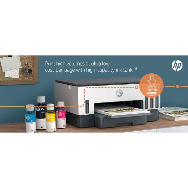 HP Smart Tank 7005 All-in-One, Printen, scannen, kopiëren, draadloos, Scans naar pdf (28B54A#BHC)