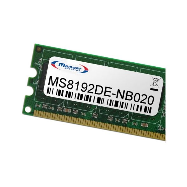 Memory Solution MS8192DE-NB020 geheugenmodule 8 GB (MS8192DE-NB020) Memory Solution MS8192DE-NB020 geheugenmodule 8 GB (MS8192DE-NB020)