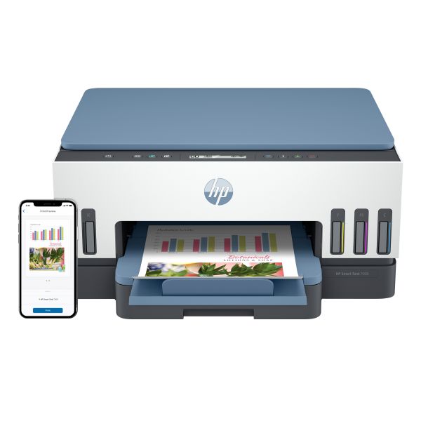 HP Smart Tank 7006 Draadloos All-in-One Kleur Printer, Dubbelzijdig printen; Kopieerapparaat, Scanner (28B55A#BHC)