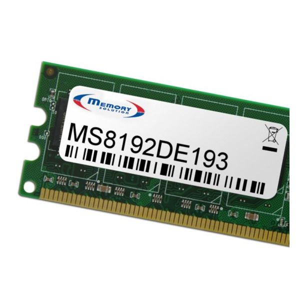 Memory Solution MS8192DE193 geheugenmodule 8 GB (MS8192DE193)