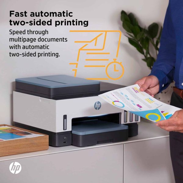 HP Smart Tank 7605 All-in-One, Printen, kopiëren, scannen, faxen, ADF en draadloos, Invoer voor 35 vel; Scans naar pdf; Dubbelzijdig printen (28C02A#BHC)