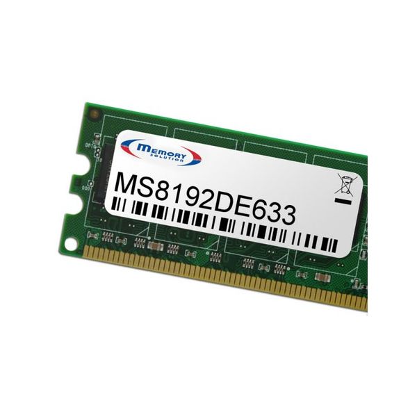Memory Solution MS8192DE633 geheugenmodule 8 GB (MS8192DE633) Memory Solution MS8192DE633 geheugenmodule 8 GB (MS8192DE633)