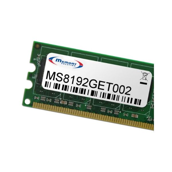 Memory Solution MS8192GET002 geheugenmodule 8 GB (MS8192GET002)