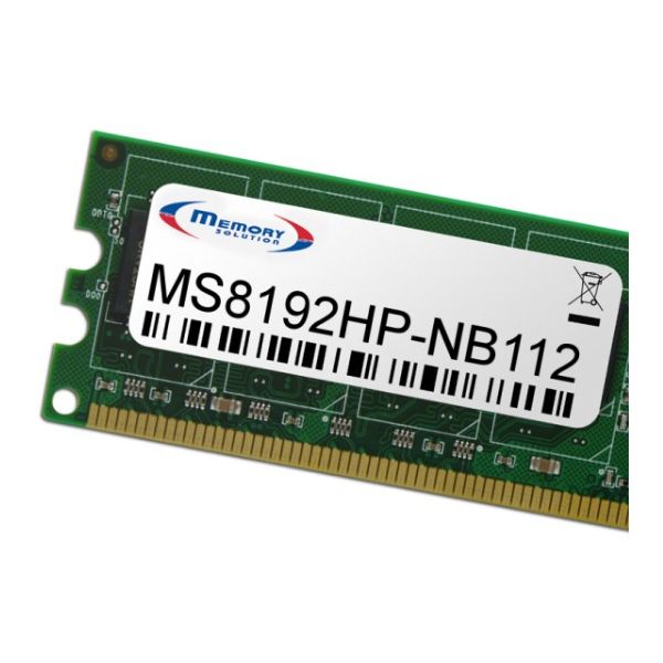 Memory Solution MS8192HP-NB112 geheugenmodule 8 GB 1 x 8 GB (MS8192HP-NB112)