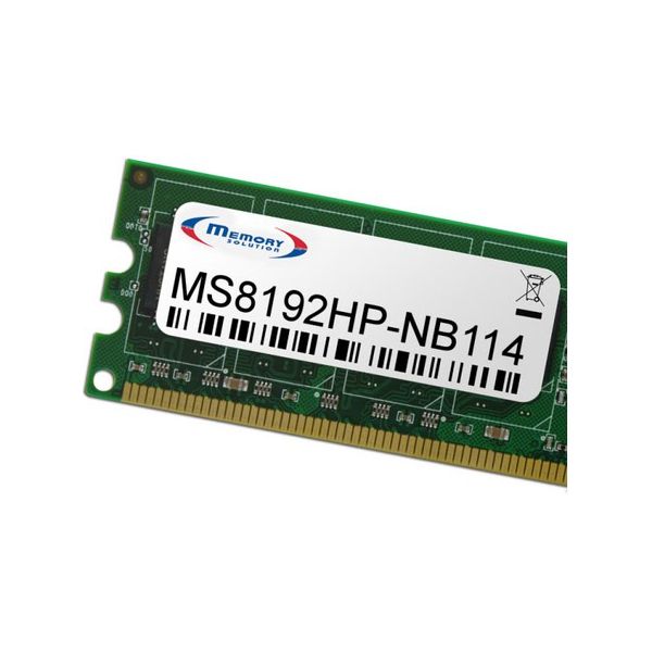 Memory Solution MS8192HP-NB114 geheugenmodule 8 GB (MS8192HP-NB114)