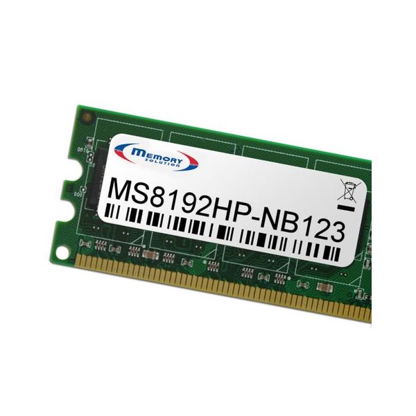 Memory Solution MS8192HP-NB123 geheugenmodule 8 GB (MS8192HP-NB123)
