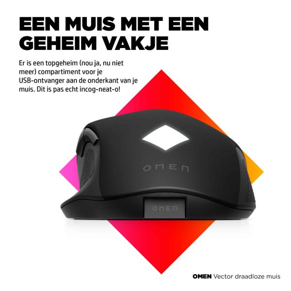 HP OMEN Vector draadloze muis (2B349AA#ABB)