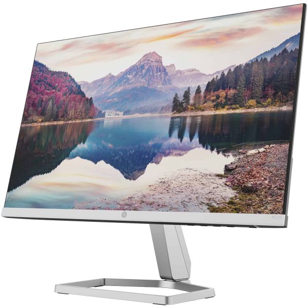 HP M22f 54,6 cm (21.5") 1920 x 1080 Pixels Full HD LCD Zwart, Zilver (2D9J9AA#ABB)