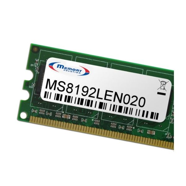 Memory Solution MS8192LEN020 geheugenmodule 8 GB (MS8192LEN020) Memory Solution MS8192LEN020 geheugenmodule 8 GB (MS8192LEN020)