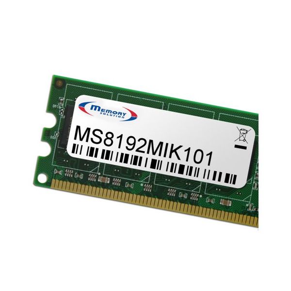 Memory Solution MS8192MIK101 netwerkapparatuurgeheugen 8 GB 1 stuk(s) (MS8192MIK101)