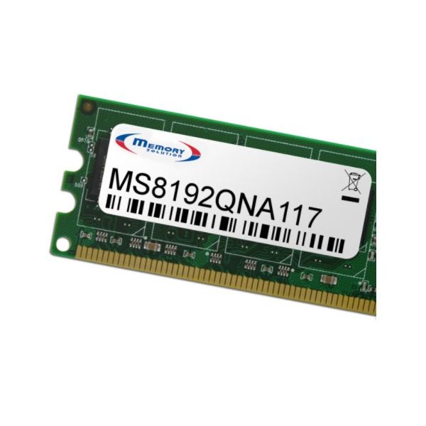 Memory Solution MS8192QNA117 geheugenmodule 8 GB (MS8192QNA117) Memory Solution MS8192QNA117 geheugenmodule 8 GB (MS8192QNA117)