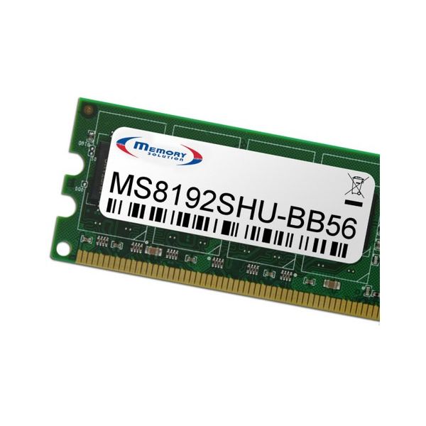 Memory Solution MS8192SHU-BB56 geheugenmodule 8 GB (MS8192SHU-BB56) Memory Solution MS8192SHU-BB56 geheugenmodule 8 GB (MS8192SHU-BB56)