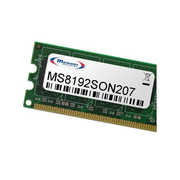 Memory Solution MS8192SON207 geheugenmodule 8 GB (MS8192SON207)