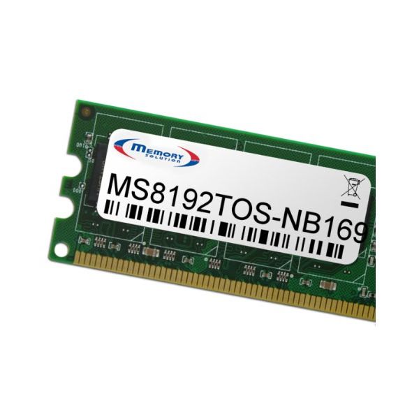 Memory Solution MS8192TOS-NB169 geheugenmodule 8 GB (MS8192TOS-NB169)