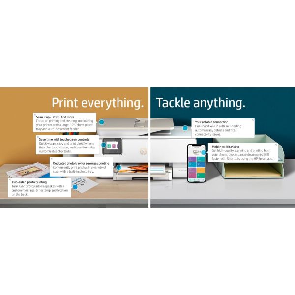 HP ENVY HP Inspire 7921e All-in-One printer, Home, Printen, kopiëren, scannen, Draadloos; HP+; Geschikt voor HP Instant Ink; Automatische documentinvoer (2H2P6B#629)