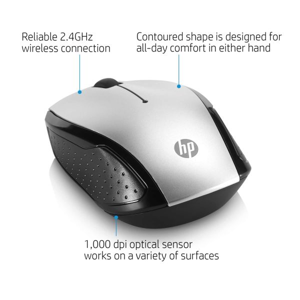 HP draadloze muis 200 (Empress red) (2HU82AA)