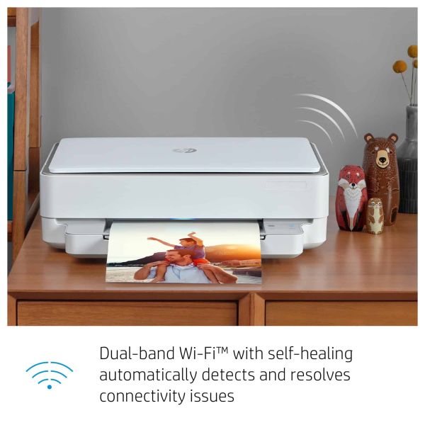 HP ENVY HP 6032e All-in-One printer, Kleur, Printer voor Thuis en thuiskantoor, Printen, kopiëren, scannen, Draadloos; HP+; Geschikt voor HP Instant Ink; Printen vanaf een telefoon of tablet (2K4U8B#629)