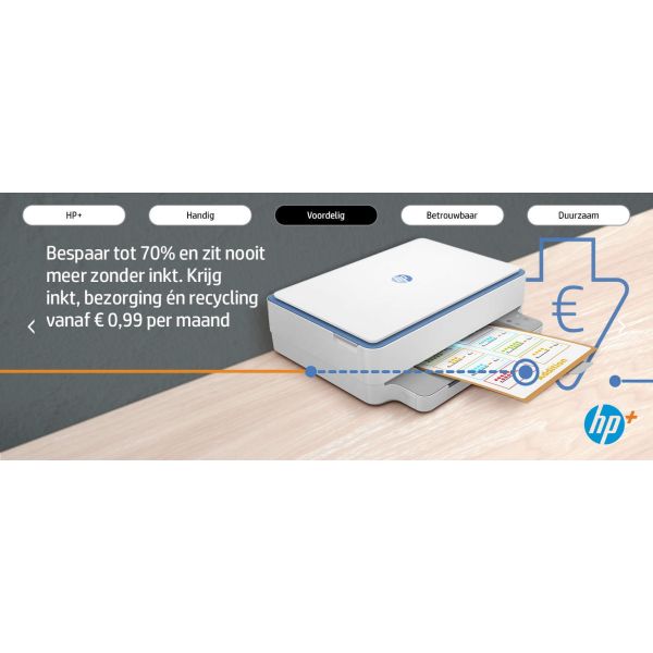 HP ENVY HP 6010e All-in-One printer, Thuis en thuiskantoor, Printen, kopiëren, scannen, Draadloos; HP+; Geschikt voor HP Instant Ink; Printen vanaf een telefoon of tablet (2K4U9B#629)