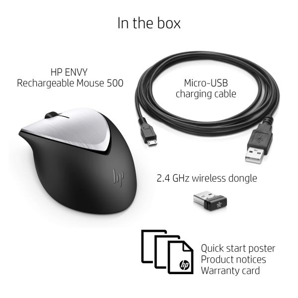 HP ENVY Rechargeable Mouse 500 (2LX92AA#ABB)