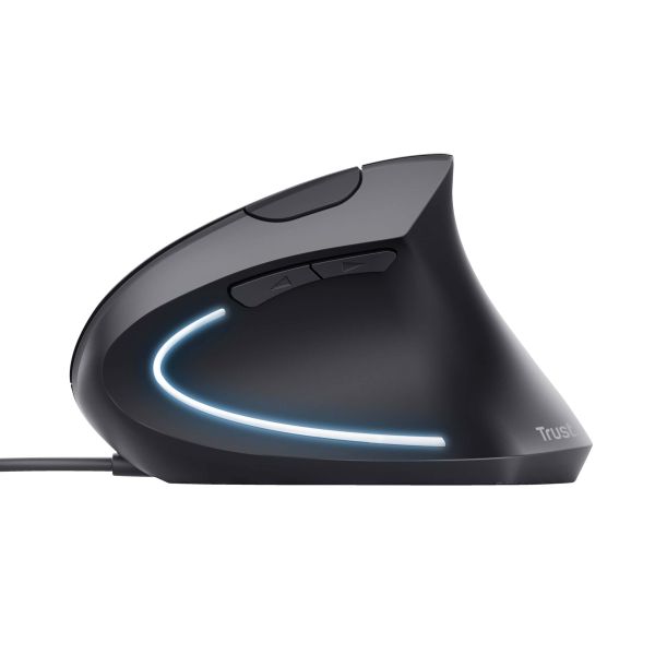 Trust Verto | Ergonomische Muis | Verticaal | Grijs (22885)