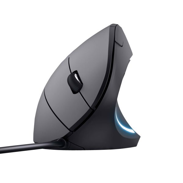 Trust Verto | Ergonomische Muis | Verticaal | Grijs (22885)