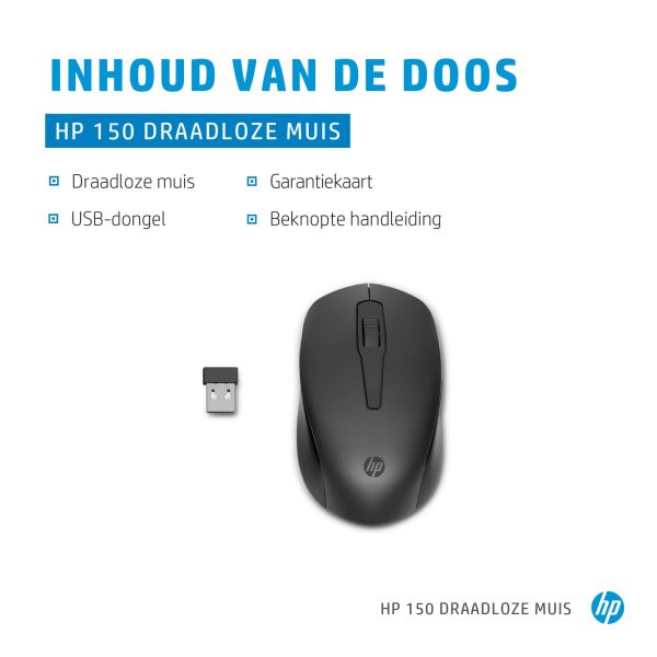 HP 150 draadloze muis (2S9L1AA#ABB)