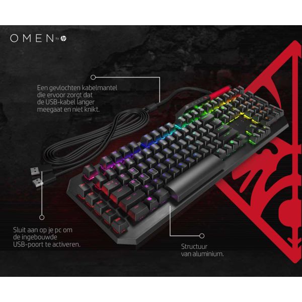 HP OMEN by Sequencer toetsenbord (2VN99AA#ABB)