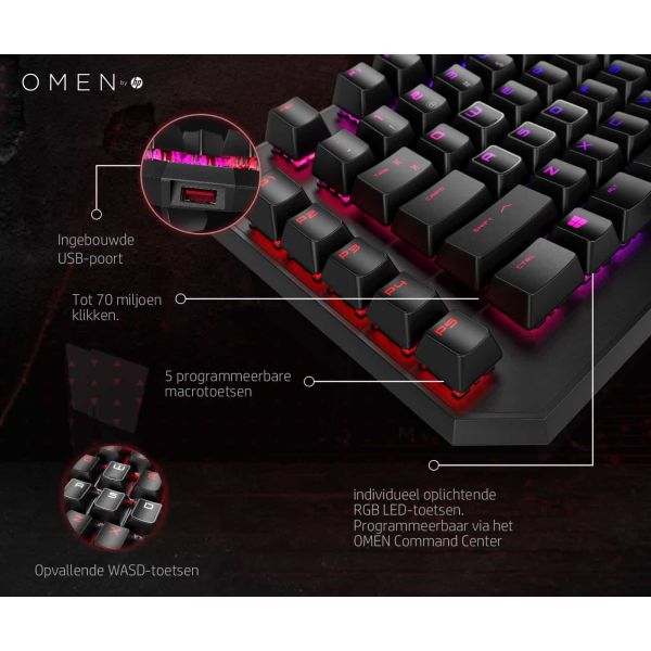 HP OMEN by Sequencer toetsenbord (2VN99AA#ABB)