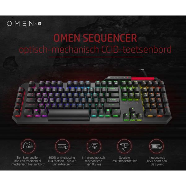 HP OMEN by Sequencer toetsenbord (2VN99AA#ABB)