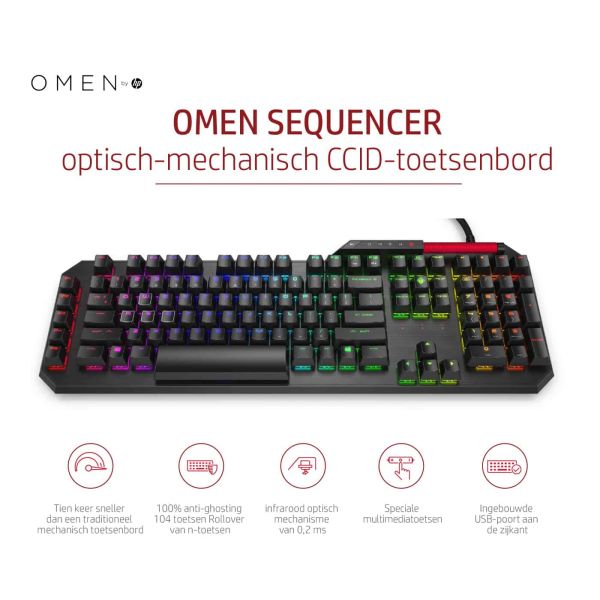 HP OMEN by Sequencer toetsenbord (2VN99AA#ABB)